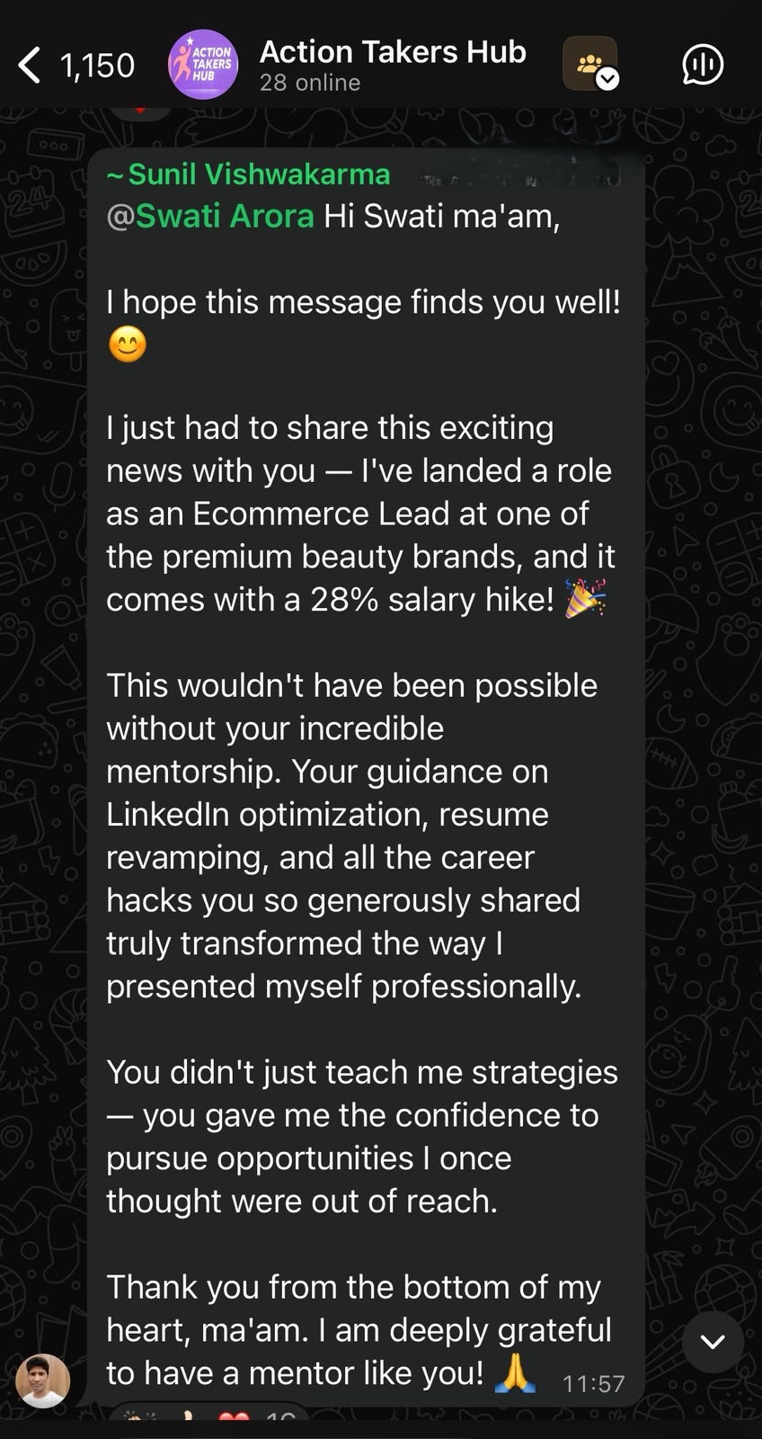 Testimonial screenshot 3